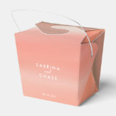 Ballotins Mariage personnalisé rose pâle (Arrière)