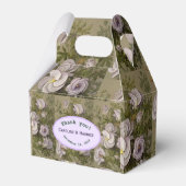 Ballotins Mariage personnalisé sous cloche avec hibiscus lil (Verso)