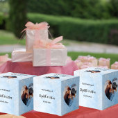 Ballotins Mariage photo de parties scintillant bleu clair