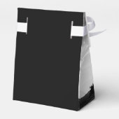 Ballotins Mariage photo moderne en noir et blanc (Arrière)