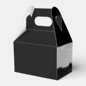 Ballotins Mariage photo moderne en noir et blanc (Arrière)