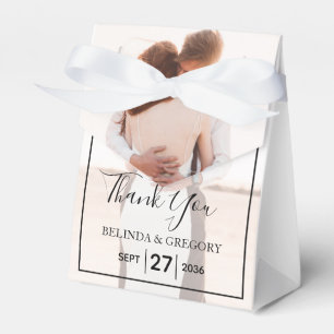 Ballotins Mariage photo simple et élégant