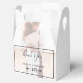 Ballotins Mariage photo simple et élégant (Ouvert)