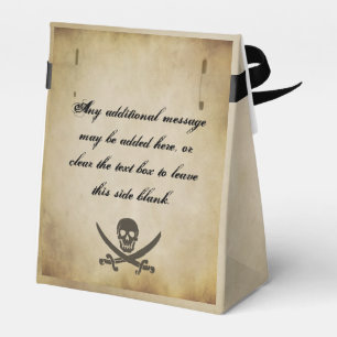 Ballotins Mariage Pirate Favor Tente Box
