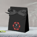 Ballotins Mariage Red Parties scintillant Poker Chip Casino<br><div class="desc">Célébrez dans le style avec ces boîtes de mariage à thème casino moderne et très tendance. Le design est facile à personnaliser avec votre propre libellé et votre famille et vos amis seront ravis quand ils recevront ce fabuleux ballotin. Les éléments correspondants se trouvent dans la collection.</div>