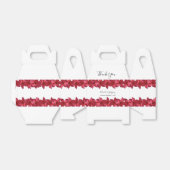 Ballotins Mariage Red Plumeria Frangipani (Déplié)