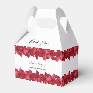 Ballotins Mariage Red Plumeria Frangipani