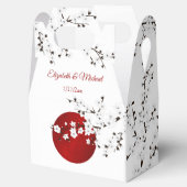 Ballotins Mariage Remerciement Soleil Levant Japonais (Ouvert)