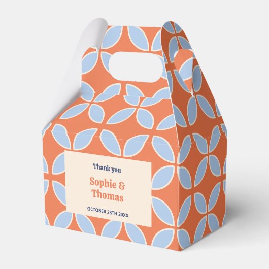 Ballotins Mariage rétro du milieu du siècle (Verso)