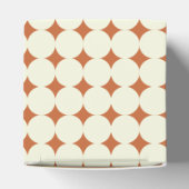 Ballotins Mariage rétro moderne géométrique en terre cuite (Haut)