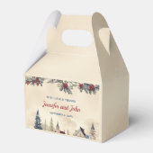 Ballotins Mariage romantique d'hiver (Verso)