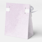 Ballotins Mariage romantique fleurs blanches violettes verdu (Arrière)