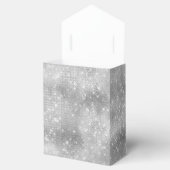 Ballotins Mariage Romantique Pailleté Argent (Ouvert)