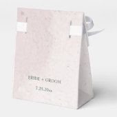 Ballotins mariage romantique rose et champagne (Arrière)