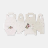 Ballotins mariage romantique rose et champagne (Déplié)