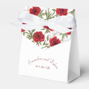 Ballotins Mariage Romantique Rose Rouge