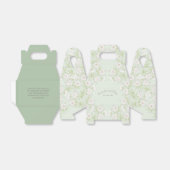 Ballotins Mariage Rose Blanche Vert Sauge (Déplié)