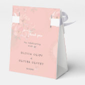 Ballotins Mariage Rose de thé doux (Arrière)