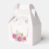 Ballotins Mariage rose Favor Box Vos Photos Monogrammes Noms (Verso)