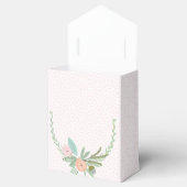 Ballotins Mariage rose Favor Box Vos Photos Monogrammes Noms (Ouvert)