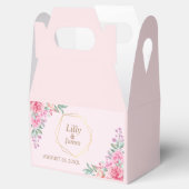 Ballotins Mariage rose floral (Ouvert)