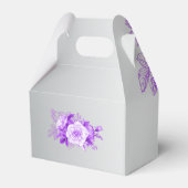 Ballotins Mariage Rose gris argenté et violet (Arrière)