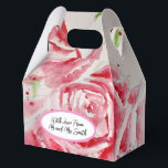 Ballotins Mariage Rose Motif  d'aquarelle<br><div class="desc">Plaque de Motif de papier à torréfaction rouge Rose Watrecolor Conçu à partir de mes aquarelles d'origine.</div>
