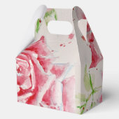 Ballotins Mariage Rose Motif  d'aquarelle (Verso)