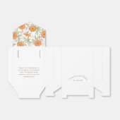 Ballotins Mariage Rose Orange (Déplié)