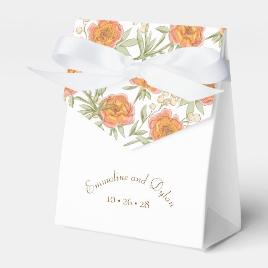 Ballotins Mariage Rose Orange (Verso)