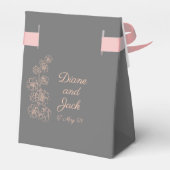 Ballotins Mariage Rose Pâle et Gris (Arrière)