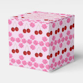 Ballotins Mariage rose Printemps Cerisiers en fleurs et ceri (Verso)