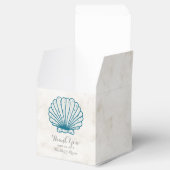 Ballotins Mariage Royal Blue Rustic Seashell (Ouvert)