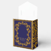 Ballotins Mariage Royal Crown Blue et Gold Flouring (Ouvert)