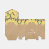 Ballotins Mariage rustique aux citrons Main Squeeze  (Déplié)