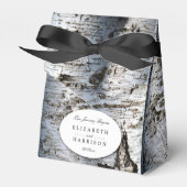 Ballotins Mariage rustique de Birch Tree (Verso)