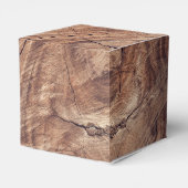 Ballotins Mariage rustique en bois (Arrière)