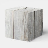 Ballotins Mariage rustique en bois patiné (Arrière)