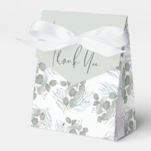 Ballotins Mariage rustique Eucalyptus Sage Vert 