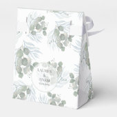 Ballotins Mariage rustique Eucalyptus Sage Vert (Arrière)