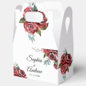 Ballotins Mariage rustique Marsala Red Rose (Ouvrir)