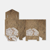 Ballotins mariage rustique pays burlap lace mariage (Déplié)