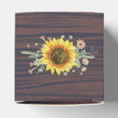 Ballotins Mariage rustique Tournesol Bois Lumière (Haut)