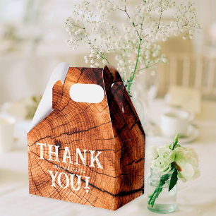 Ballotins Mariage Rustique Tranche d'Arbre en Bois Vintage P