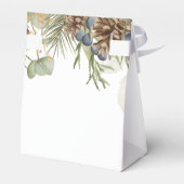 Ballotins Mariage Rustique Woodland Green & Pinecones (Arrière)