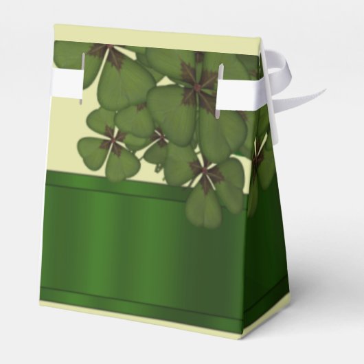 Ballotins Mariage shamrock Irsh Green (Arrière)