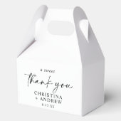 Ballotins Mariage Simple Minimaliste & Moderne (Verso)