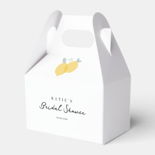 Ballotins Mariage Simple Moderne Citron Citrus Douche Bridal