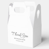 Ballotins Mariage simple Moderne Merci élégant (Ouvert)