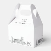 Ballotins Mariage Skyline Baltimore Deco | Noms uniques (Arrière)